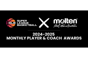 Super League Basketball x Molten Monthly Awards
